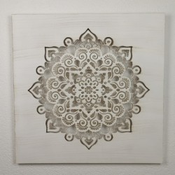 CUADRO MANDALA 30X30CM -...